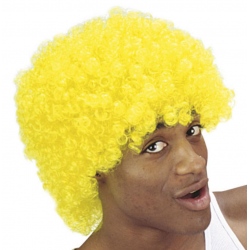 Peruka Maxi Curly kolor żółty