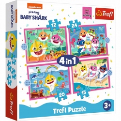 TREFL Puzzle 4w1 Rodzina...