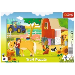 TREFL Puzzle 15 Na farmie...