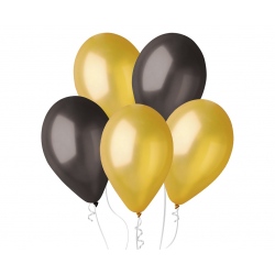 Balony 10" Metal złote i...